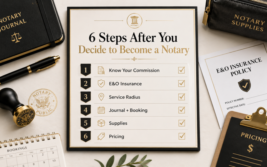 What Happens After You Become a Georgia Notary: 6 First Step